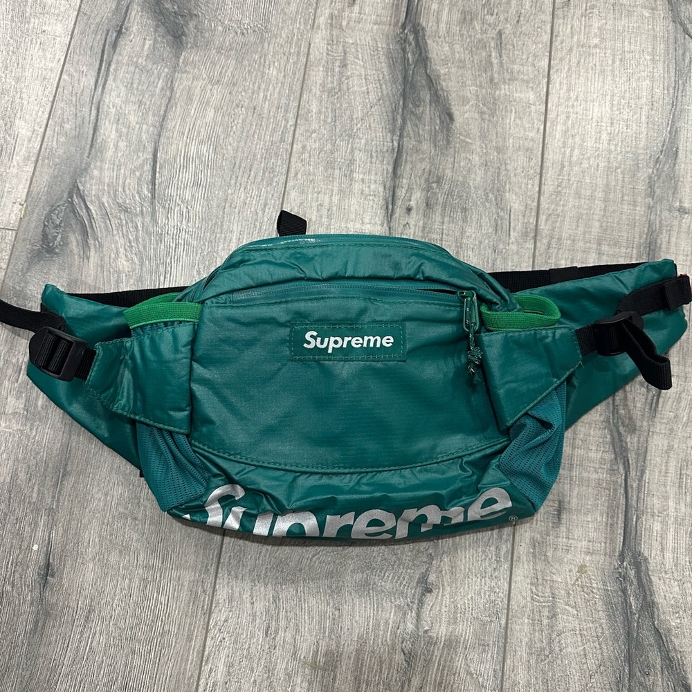 Supreme Waist Bag SS 2017 Teal Cordura Fabric